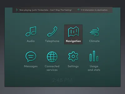Daily UI #034 - Car Interface 034 car car interface challenge daily dailyui interface sketch sketchapp