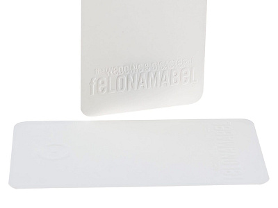 Blind Embossed Business Card blind emboss business card emboss minimal white