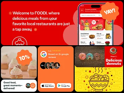 Foodi - Food delivery app app app design delivery design food food delivery foodi mobile app ui ui design ux ux design
