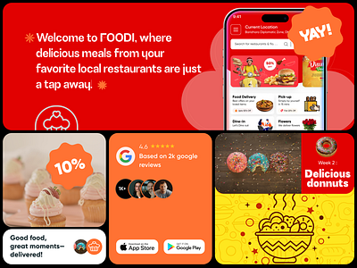 Foodi - Food delivery app app app design delivery design food food delivery foodi mobile app ui ui design ux ux design