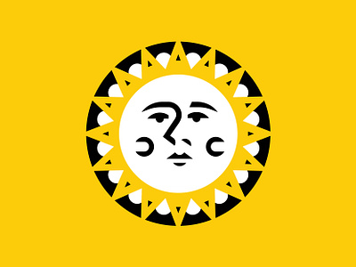 Sun face logo shine sun sunrise