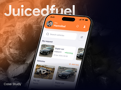 Juiced Fuel Case Study app design app designer app ui design app ux design figma designer fuel delivery fuel delivery app graphic design graphic designer juiced fuel ui designer uiux design ux designer