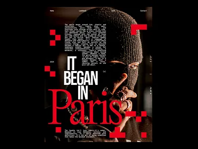 In Paris //4 art direction brand design concept design creative design creative direction design community design inspiration design process digital art dribbble shots editorial design figma design graphic design layout design typography lovers ui ux design user interface ux ui inspiration visual design web design