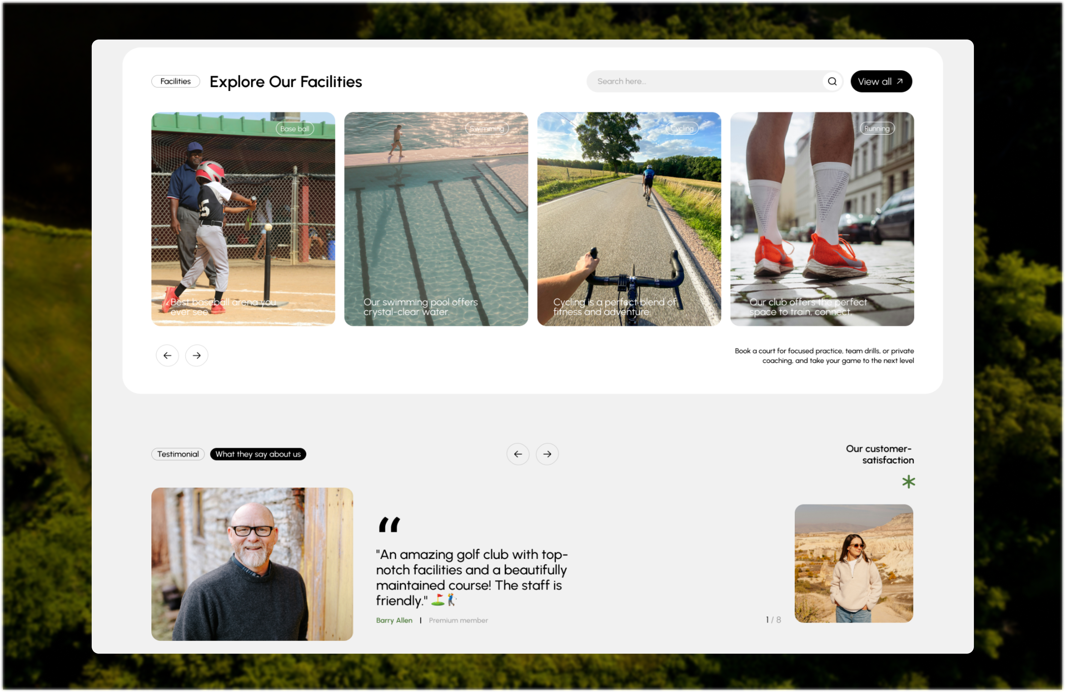Example of Website Redesign (Modern UI Refresh)