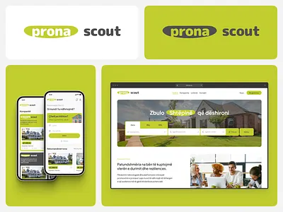 Explorations / Prona Scout brand branding design logo mobile saas typography ui ux web