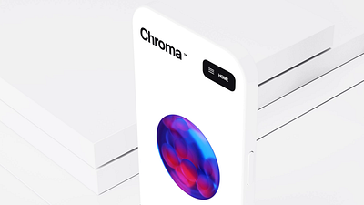 CHROMA 3d app crafting digital experience graphics interface mobile motion ui ui design uiux user interface ux ux design web website