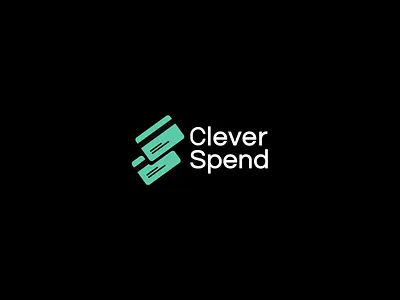 Logo Design clever spend dark logo dark theme logo logo design white logo