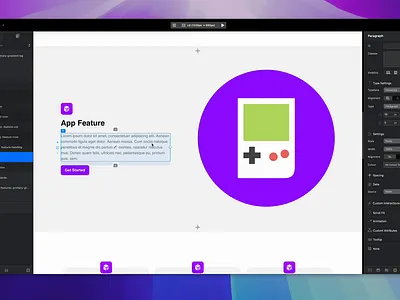 Blocs New Icon Manager app design flatties gui icon interface logo mac minimal ui website builder