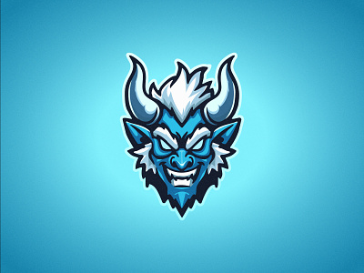 Snow Devil branding coldfury creativedesign devillogo esportsbranding esportslogo frostdemon gamerart gamingcommunity gaminglogo graphic design icewarrior illustration logo logodesig mascotlogo snowdevil snowtheme streamerslogo vectorart