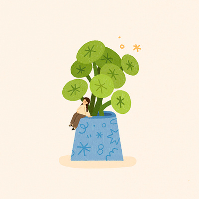 Lucky Planter design graphic design illustration