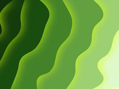 Green Waves with Lighting for Background backdrop background design graphic design green light papercrafting ui wallpaper waves white yellow