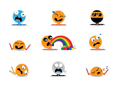 Emotions dead emoticon emotions fear frighten fun incognito laugh playful sleep spy wow