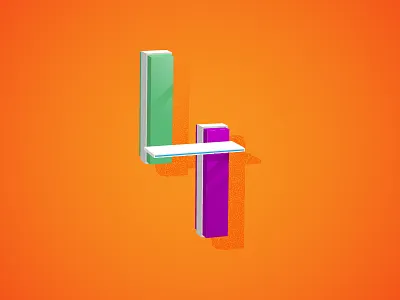 36 days of type - 4 36days 36daysoftype 4 float four green number object purple shine white