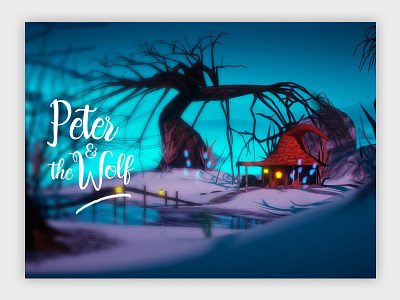 PeterAndTheWolf 3d design inspiration logo lowpoly