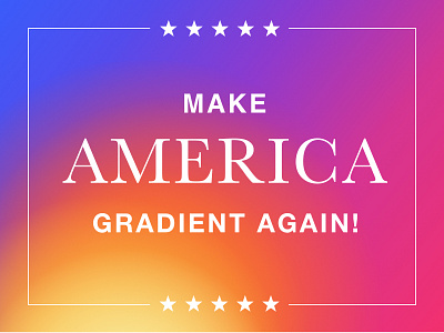 Make America Gradient Again™ america filson gradient usa