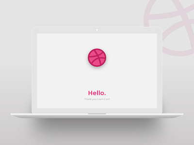 Let's Get Dribbbln' debut dribbble illustrator macbook