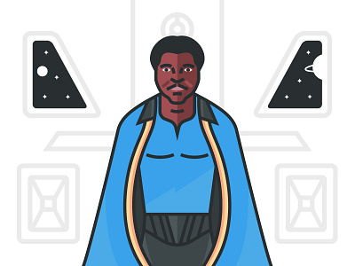 Lando Calrissian cine lando calrissian movie portrait space star wars