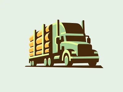 truck car illustration logo truck