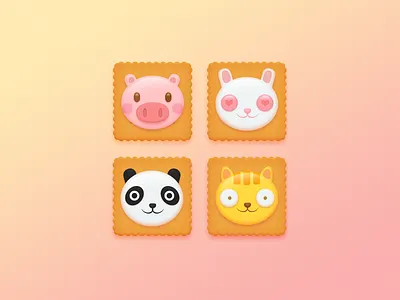 Sweet Biscuit biscuit cute game icon pet sweet ui