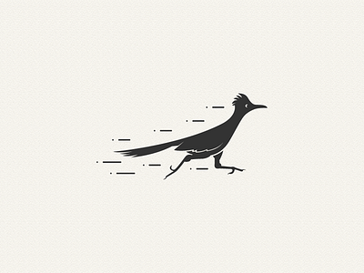 Roadrunner Logo bird logo logo design roadrunner roadrunner bird simple