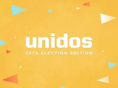 Unidos Branding american ios application latino triangles voting