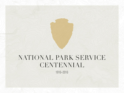 National Park Service Centennial arrowhead map national park national park service nps park topographic topography