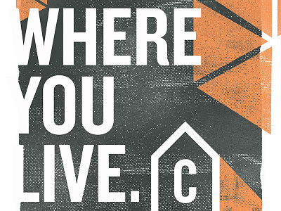 Poster for Curbed home screenprinting texture