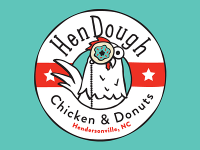 HenDough Logo chicken donut hendersonville restaurant