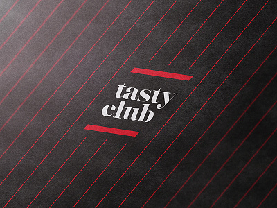 Tasty Club bar brand burger design food identity inspiration logo pattern print stationery visual