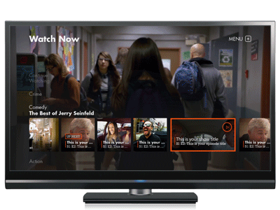 Example of Mini-Guide (Sony Crackle)