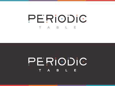 Periodic Table branding chemistry logo periodic table science