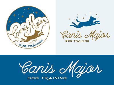 Final Logo set for Canis Major canis major dog growler script illustration lettering logo logotype