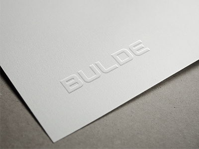 "Bulde" Logotype Design company construction design designer dribbble firm graphic icon illustration illustrator letter letters logo logomark logotype photoshop shapes simple symbol typography