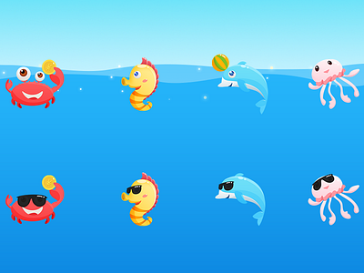Mr. Marine icon illustration simple ui ux