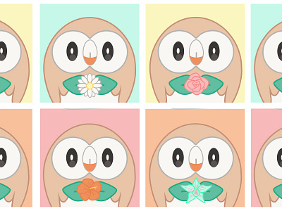 Rowlet pokemon rowlet stickermule