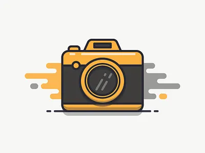 Camera camera icon iconography illustration lens line nikon outline sandor