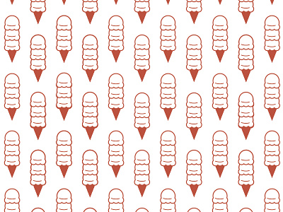 Ice Cream Pattern cute flat design ice cream illustration illustrator pattern