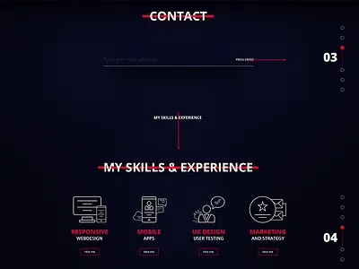 Freelancer website is coming contact desig experience freelance onpage singlepage site skills web wedesign