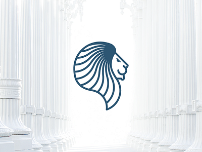 Lion Line Logo geometric lion logo logo design minimal minimalistic simple