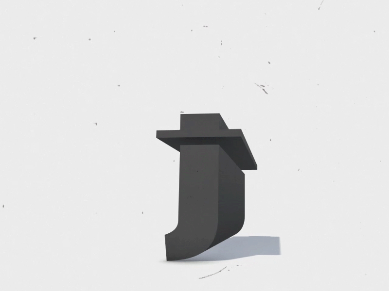 J is for JAWS aftereffects animation mograph skateboarding