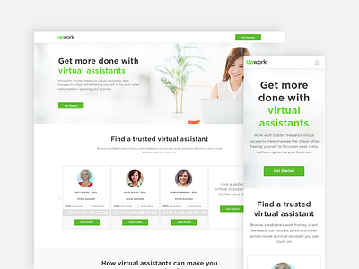 Landing page landing page responsive ui