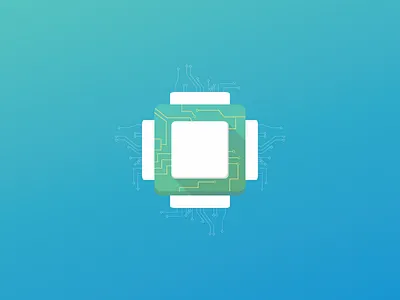 Greenbex Chipset chip chipset cpu electronics illustration webdesign