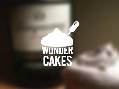 Wundercakes Logo booze cupcake cupcakes logo