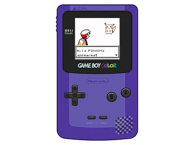 Piece of Childhood color game gameboy icon illustration logo nintendo pikachu pokemon vector video