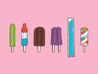 Popsicles illustration popsicles vector