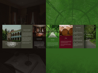 Tsinandali Palace architechture garden georgia museum responsive design uiux wine