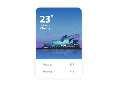 Sydney Harbour app blue harbour sea sydney ui weather