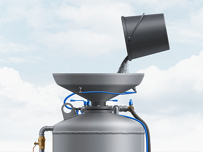 Abrasive Loading Illustration dust blasting illustration pixel perfect