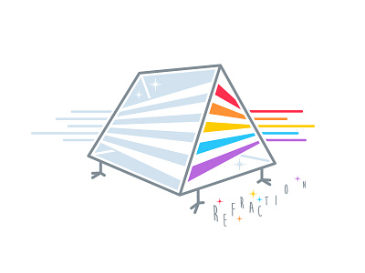Prism Buddy illustration light refraction science