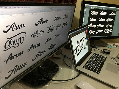 When you are your own client ;) branding lettering logo sketch typography